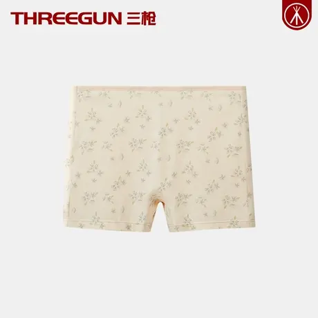 THREEGUN/三枪女士精梳棉打底短裤少女平角裤学生安全裤大码夏季图片