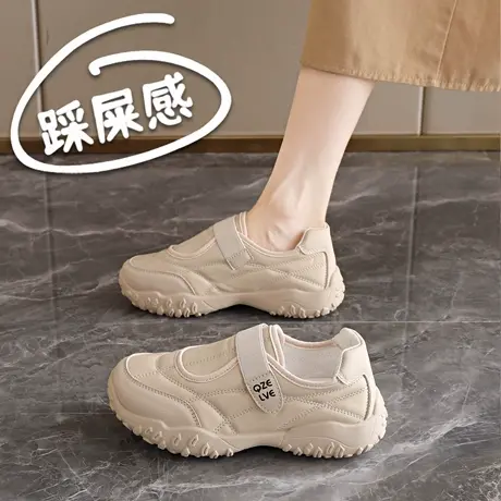 玛丽珍鞋女夏外穿2025新款配裙子不累脚软底轻便透气休闲运动鞋子图片