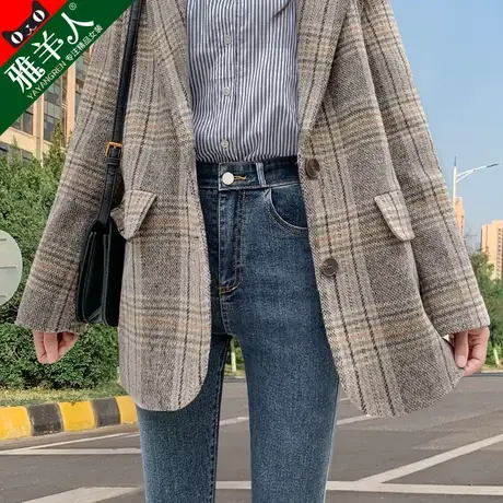 高腰牛仔裤女裤子春秋紧身小脚小个子修身九分铅笔2023年新款春季图片