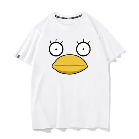 秀洛银魂坂田银时联名T恤定春短袖伊丽莎白衣服男女万事屋周边TEE商品大图