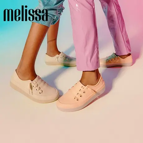 Melissa梅丽莎系带平底纯色板鞋女士休闲鞋果冻鞋33719商品大图
