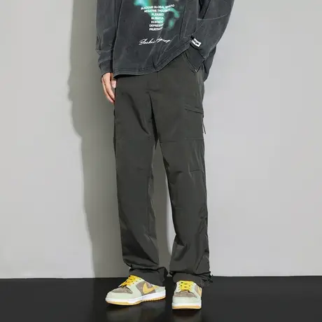 登山冲锋裤男夏季美式工装裤潮牌直筒cleanfit伞兵休闲长裤子秋季商品大图