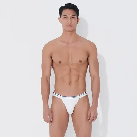 【拍3件109】Asianbum性感T裤丁字裤丝滑纯感时尚U凸低腰高叉内裤商品大图