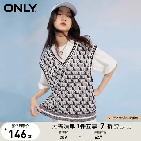 【ONLY奥莱TRUE系列】夏季马甲套装毛针织衫女商品大图