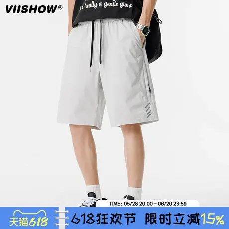 VIISHOW夏季户外速干运动伞兵短裤男女潮牌街头宽松百搭五分裤子商品大图