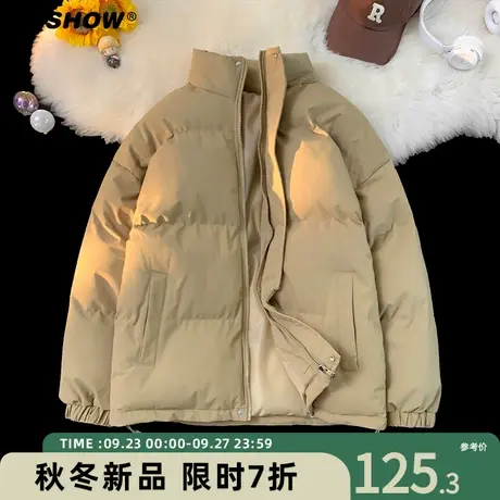 VIISHOW加厚衣服冬季男生痞帅棉衣日系棉服男保暖宽松面包服潮牌商品大图
