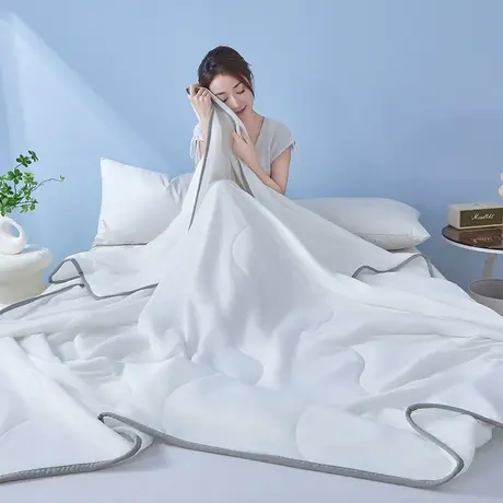 夏凉被单人双人薄款凉感空调被夏季可水洗宿舍家用被芯a类母婴级商品大图