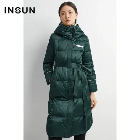 INSUN恩裳线上专选冬季宽松休闲鹅绒羽绒服图片