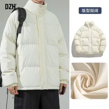 男士白色高级感棉服男款冬季加厚2023新款棉衣外套男生棉袄子冬装商品大图