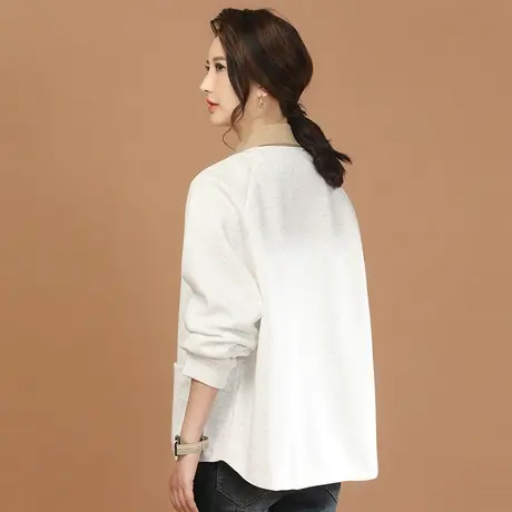 韩潮袭人设计感休闲假两件短外套女2024春季新款宽松显瘦棒球服商品大图