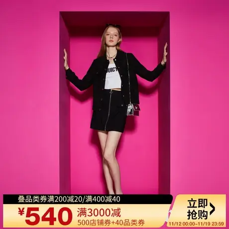 Juicy Couture橘滋2023新款简约帅气轻透薄感休闲女外套图片