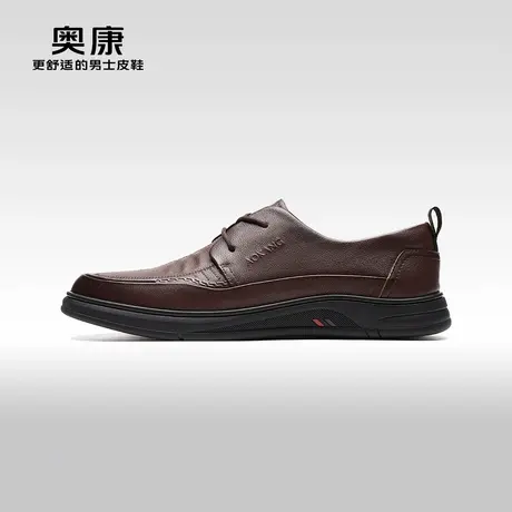 【门店发货】AOKANG奥康秋季新款商务休闲男鞋真皮软底上班鞋商品大图