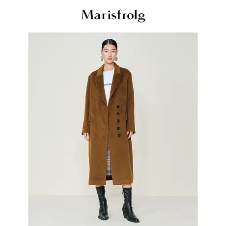 【奥莱清仓保暖季特价 】玛丝菲尔毛呢外套商品大图