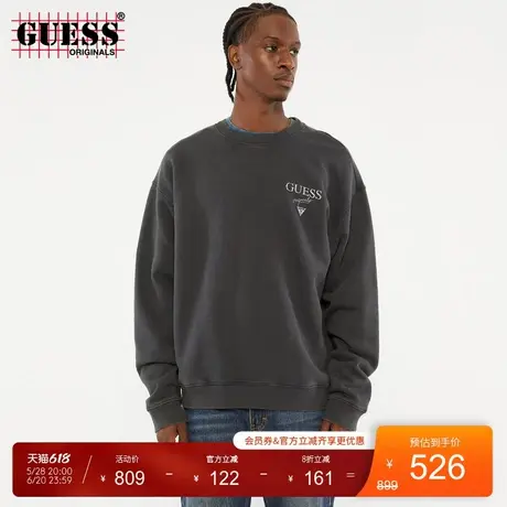 GUESSOriginals25年新款春季男士百搭经典圆领卫衣-M5RQ30K9V31商品大图