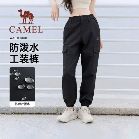 【王俊凯同款】王者凯甲骆驼女装工装裤2025夏季新款束脚休闲裤子商品大图