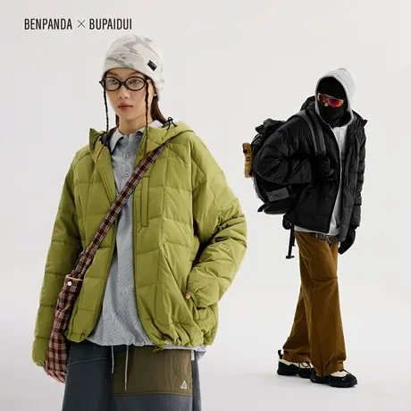 BENPANDA x BUPAIDUI 户外特氟龙三防90绒子羽绒服男女2025秋冬商品大图