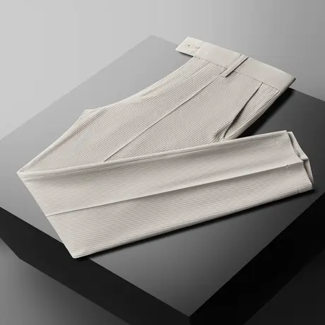 男士春夏季九分西裤男高级感免烫休闲裤修身职业正装商务西装裤子商品大图