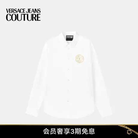 【甄选礼物】VERSACE JEANS COUTURE 男士V-Emblem衬衫图片