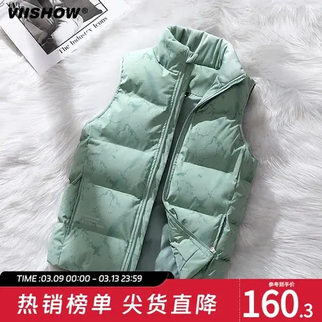 VIISHOW羽绒马甲男女款背心2023冬季新款情侣潮牌保暖白鸭绒外套图片