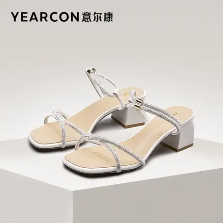 意尔康女鞋官方旗舰店凉拖女夏季仙女风套脚外穿气质凉鞋断码图片