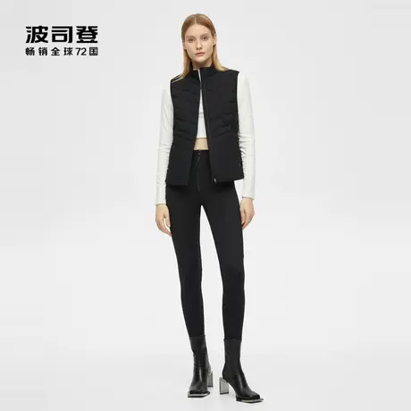 波司登女无痕织胶工艺鹅绒背心羽绒服外套保暖轻盈图片