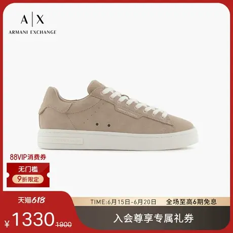ARMANI EXCHANGE/阿玛尼2025夏季新款男士板鞋绒面革低帮运动鞋商品大图
