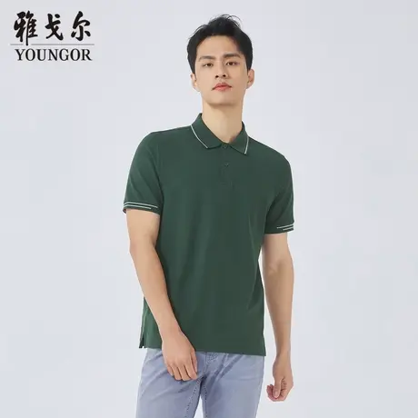雅戈尔奥莱 商场同款男士短袖T恤新款官方正品商务休闲短袖POLO衫商品大图