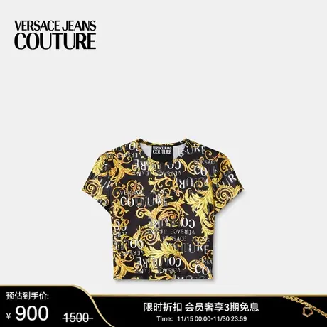 【甄选折扣】VERSACE JEANS COUTURE 女士Logo Couture短款上衣商品大图