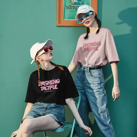 唐狮短袖女T恤衫2024夏季新款复古内搭打底衫女洋气减龄上衣12.1商品大图