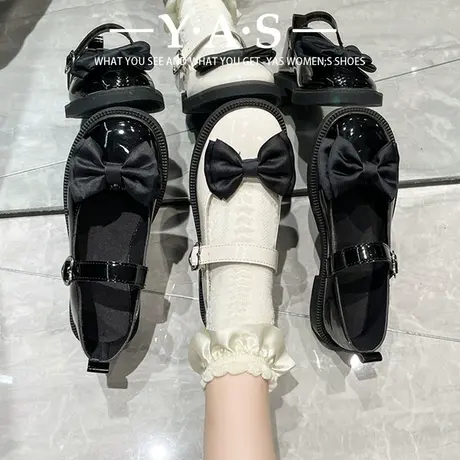 英伦风小皮鞋女春秋2024新款日系软妹jk单鞋配裙子法式玛丽珍女鞋商品大图