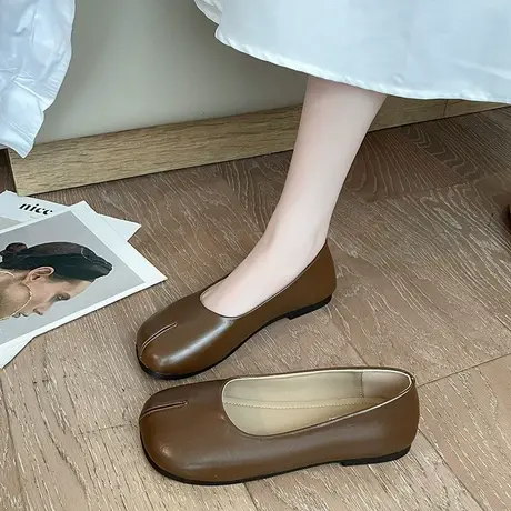 单鞋女法式温柔晚晚风2023新款夏季配裙子玛丽珍瓢鞋子软底豆豆鞋商品大图