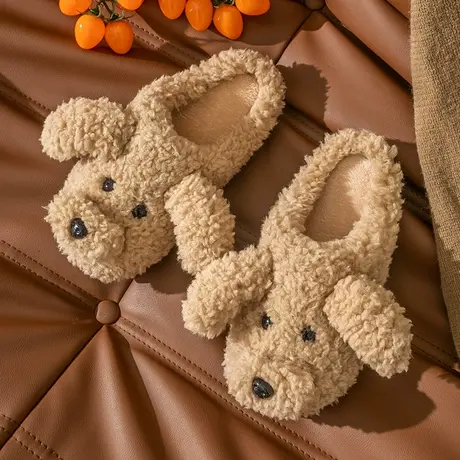 泰迪狗拖鞋图片