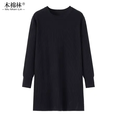 加肥加大洋气大码针织衫2024春秋新款遮肉显瘦中老年妈妈保暖毛衣图片