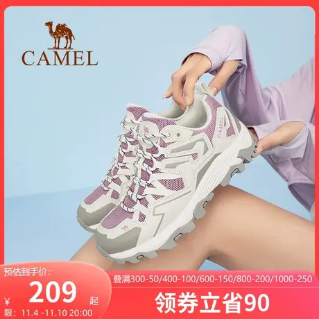 骆驼女鞋2023新款时尚百搭透气轻便舒适休闲运动鞋跑步鞋子女商品大图