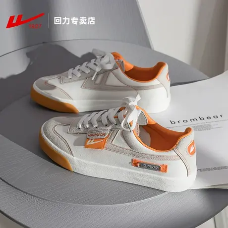 回力女鞋帆布鞋2022春季新款爆款休闲鞋百搭德训鞋ins潮流板鞋子商品大图