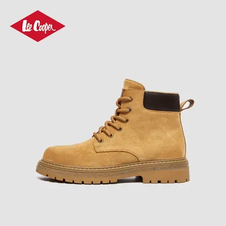 Lee Cooper2025春季新款马丁靴男厚底休闲男靴工装大黄靴户外男鞋商品大图