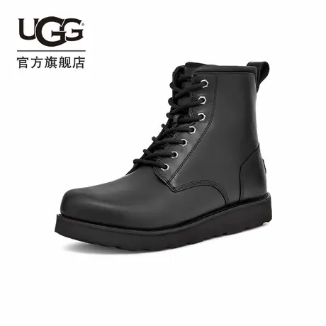 UGG秋季新款男士时尚潮流舒适纯色平底系带休闲马丁靴短靴1159790商品大图