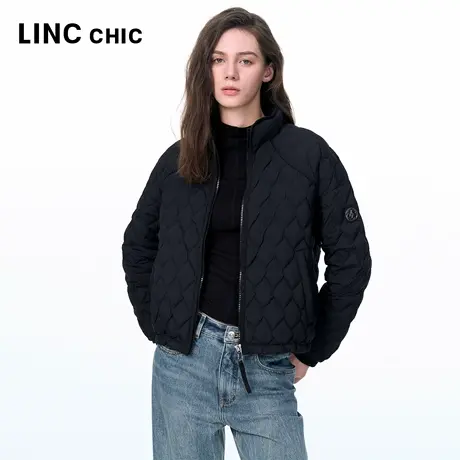 LINCCHIC金羽杰2025年秋季新品立领短款轻薄羽绒服女1092图片