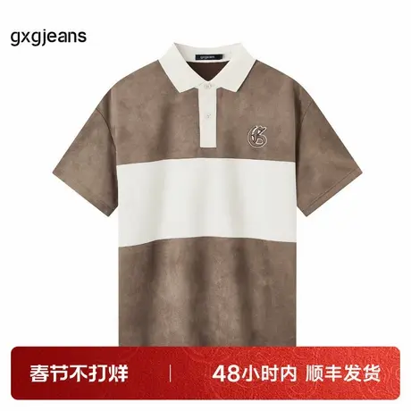 gxg jeans男装夏季新款时尚潮流短袖POLO衫商品大图