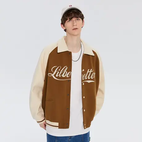 Lilbetter棒球服男秋冬2023新款外套美式上衣宽松男装休闲夹克潮商品大图