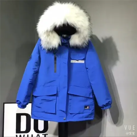 棉袄女2021新款外套韩版学生冬季中长款原宿风BF连帽羽绒棉棉服女图片