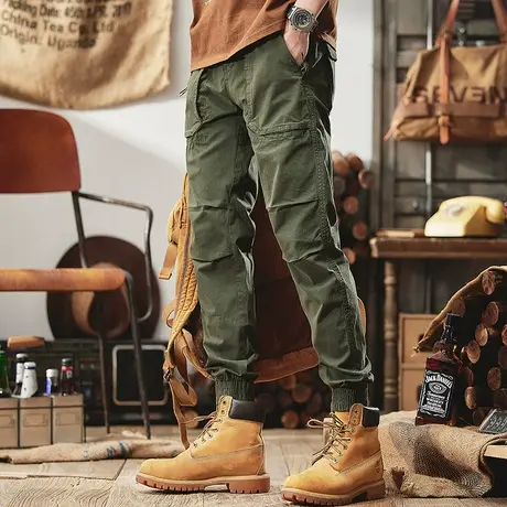 Modi Nick/摩帝尼克男士潮牌休闲工装裤潮流束脚休闲裤男士工装商品大图