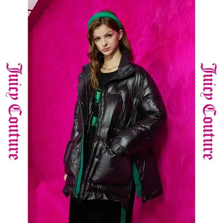 Juicy Couture橘滋初秋冬新款织带女式羽绒服女装上衣外套商品大图