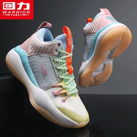 回力女鞋春季透气2024新款运动跑步减震轻便休闲潮牌厚底高帮球鞋图片