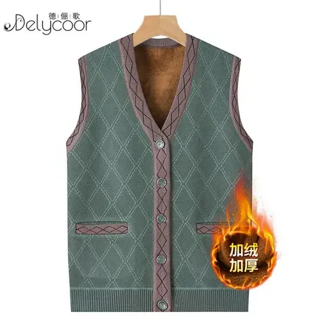 中老年人马甲女春秋奶奶背心秋冬妈妈加绒加厚马夹老太太坎肩外套商品大图