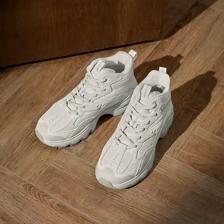 Skechers斯凯奇春夏新款女士厚底高帮鞋柔软舒适保暖雪地靴167844图片