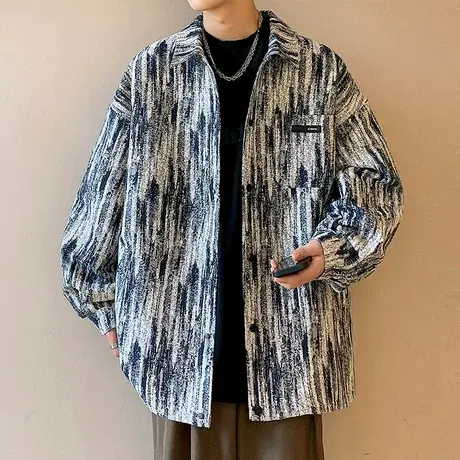 小香风外套男士春秋冬季2024新款男装上衣服男生痞帅秋装夹克男款商品大图