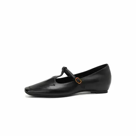 Nine West/玖熙法式气质方头一字扣水钻内增高小个子玛丽珍鞋单鞋商品大图