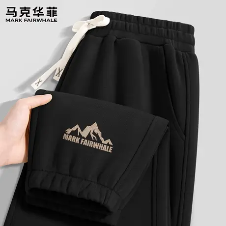 马克华菲潮牌卫裤男款秋季青少年束脚裤百搭运动裤男士休闲裤子X图片