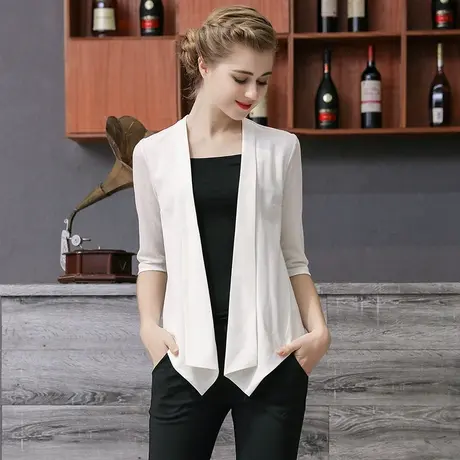 雪纺防晒开衫薄款女夏吊带裙外搭短外套2023新款小披肩短款空调衫图片